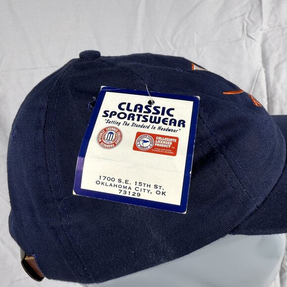 Vintage Virginia Cavaliers Hat Cap Strap Back NCAA College Basketball Mens 90s - Picture 8 of 11